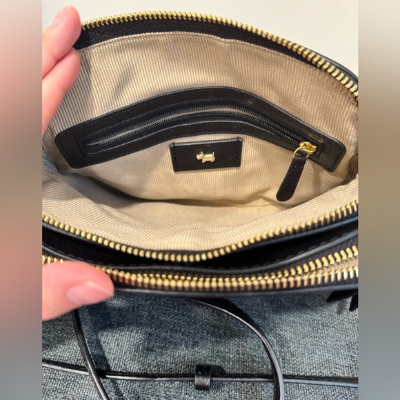 RADLEY LONDON Dukes Place Medium Leather Ziptop Crossbody Bag with Gold Accents - Picture 7 of 11